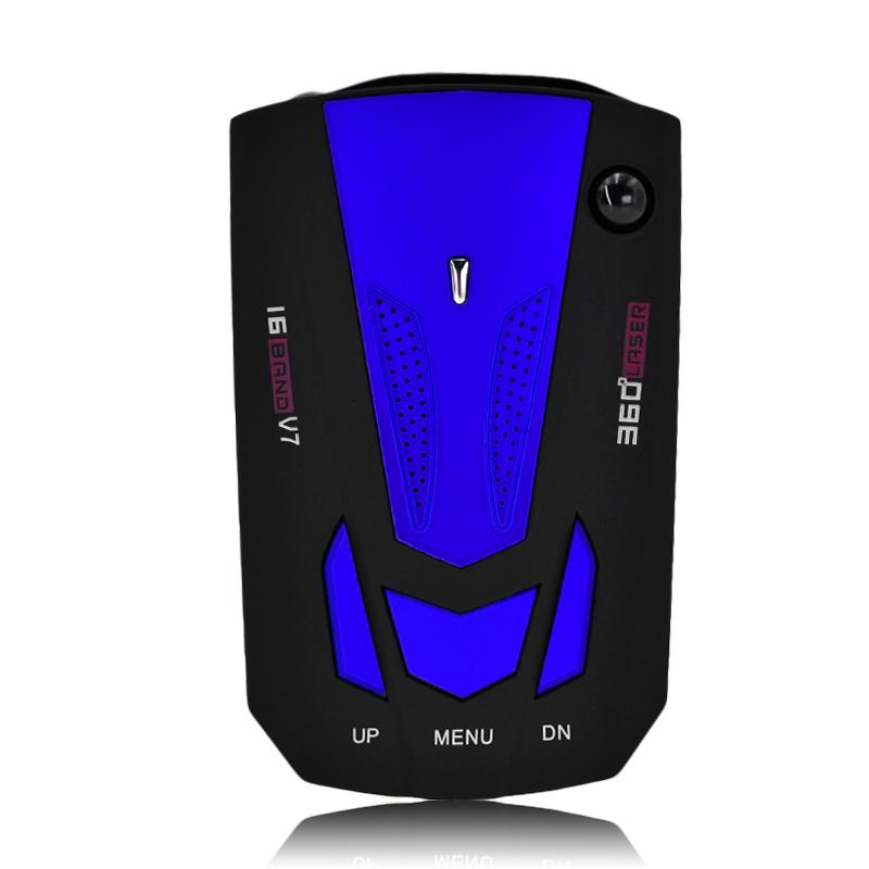 V7 Car Detector 360 Degree Detection Voice Alert Car Radar Detector for Car Speed Limited