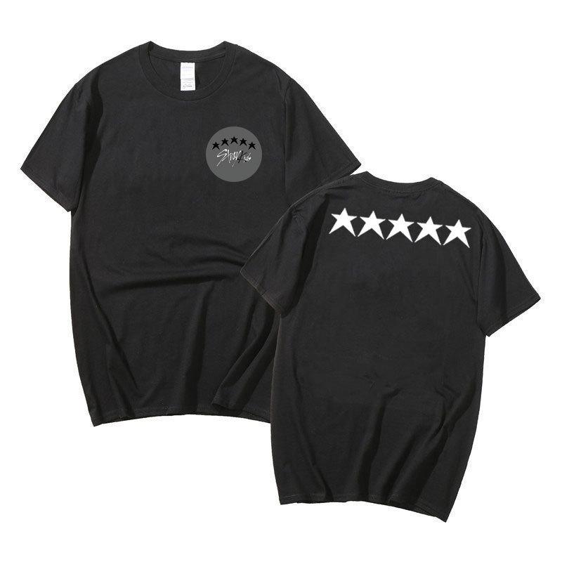 Straykids Combination Peripheral Harajuku Printed Fashion Men S And Women S T-Shirts Top Short Sleeves S
