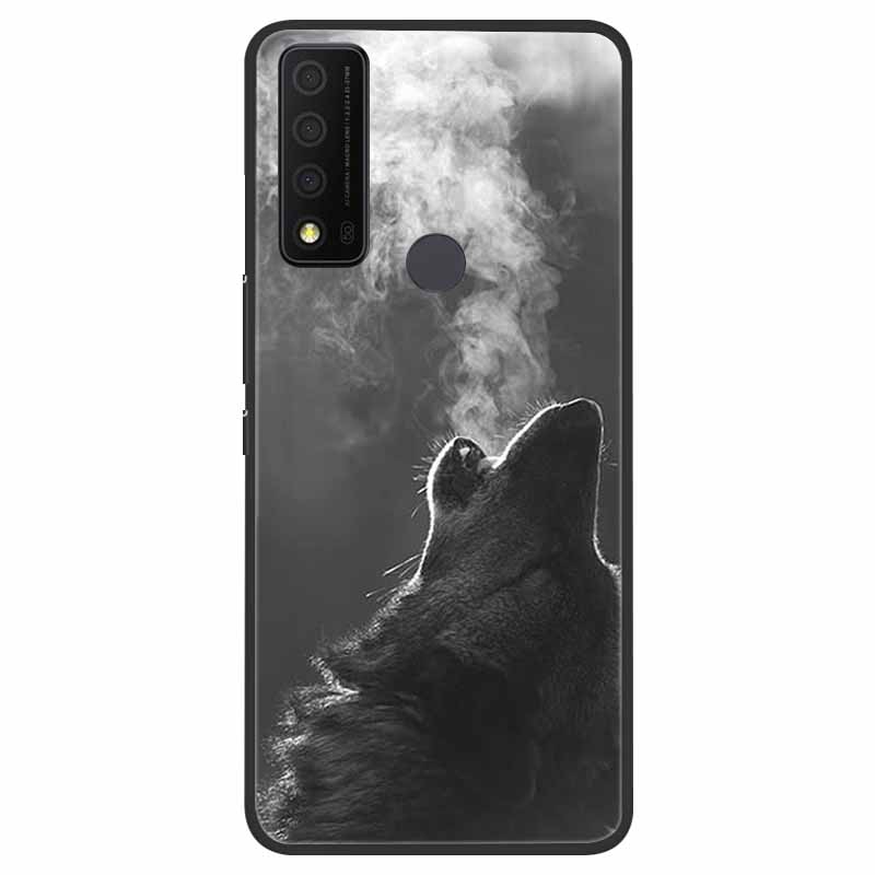 For TCL 30 XE 5G Case Marble Cat Soft Silicone Back Case for TCL 30 XL 30V 5G Phone Cover TCL30 XE T767W 30XE 5G Coque Funda Bag
