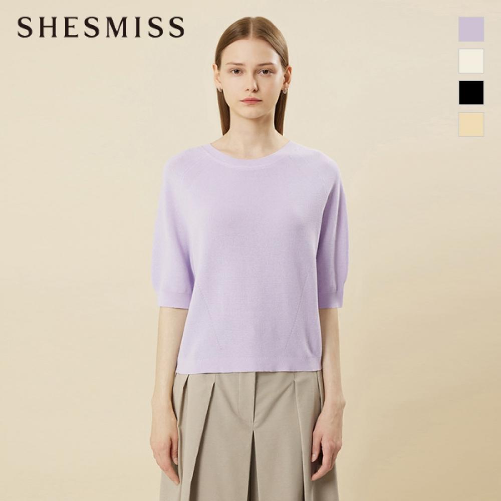 

She S miSS Back Button Point Knit Top SSkpon21180 Ivory/55