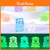 Adorable Glow-in-the-dark Pig Figurine Resin Craft For Diy Decor And Desktop Accents