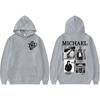 King of Pop Michael Jackson Bad Era World Tour Sweatshirt Men Women Fashion Gothic Oversized Hoodies Ooded