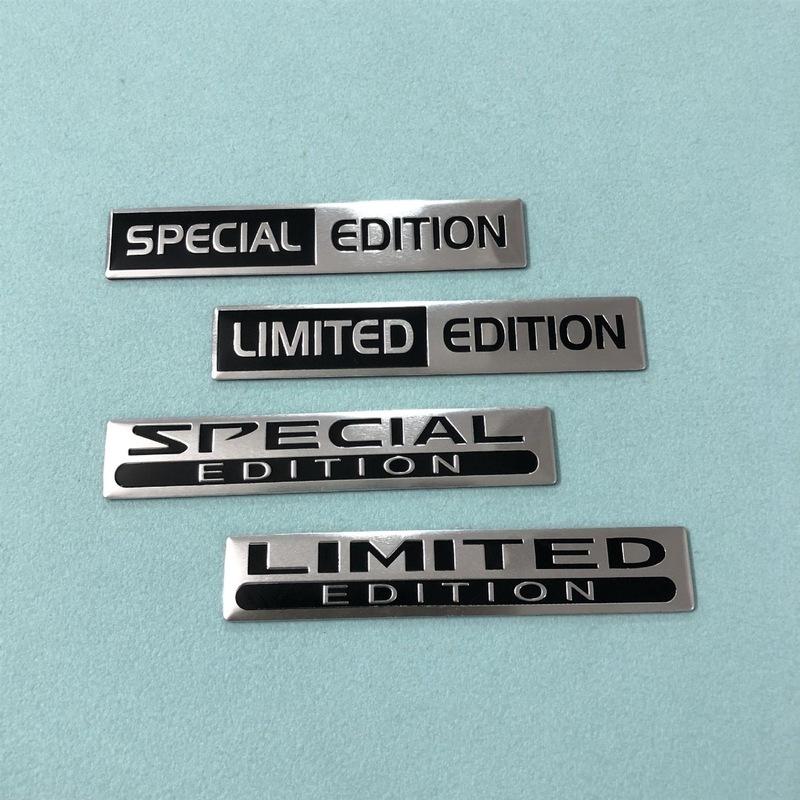 3d Aluminium Special Edition Logo Limited Edition Emblem Sticker Car Interior Exterior Decoration Decal Accessories