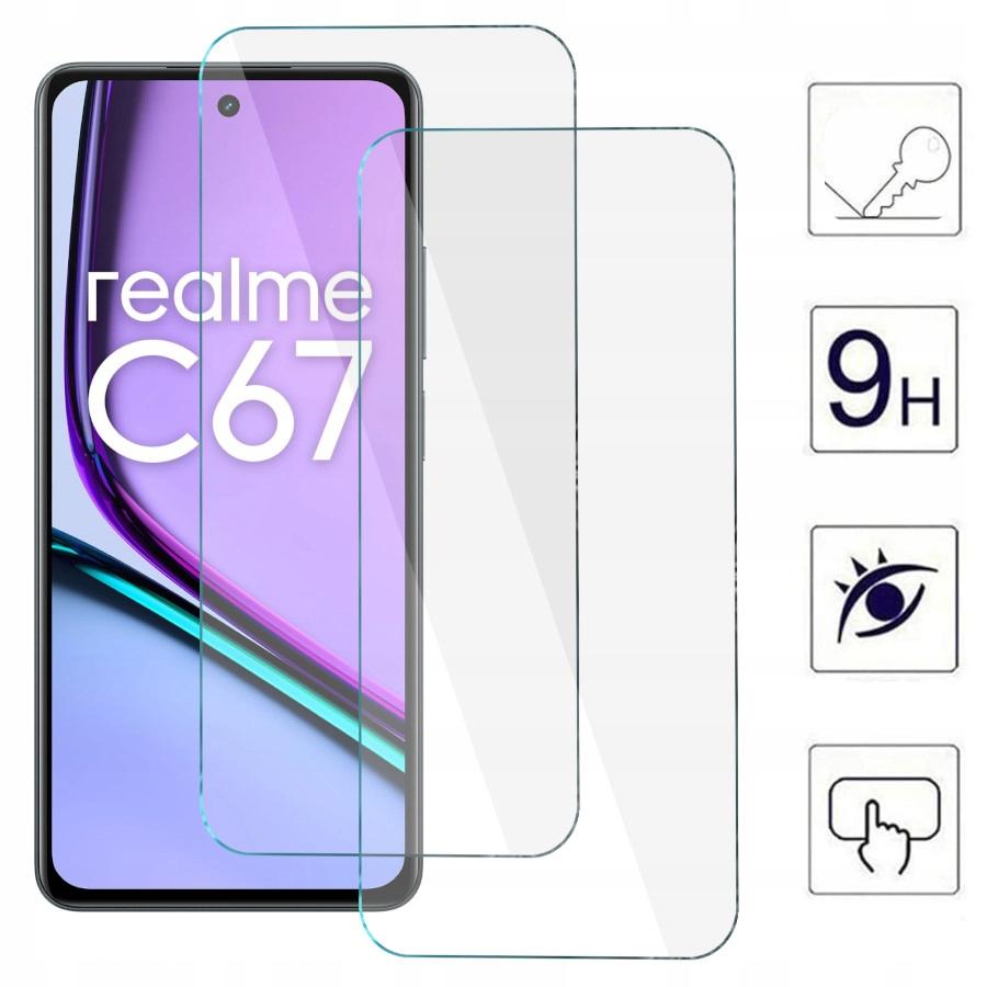 2x GLASS FOR REALME C67 4G 9H TEMPERED GLASS SCREEN PROTECTIVE | 2-pack