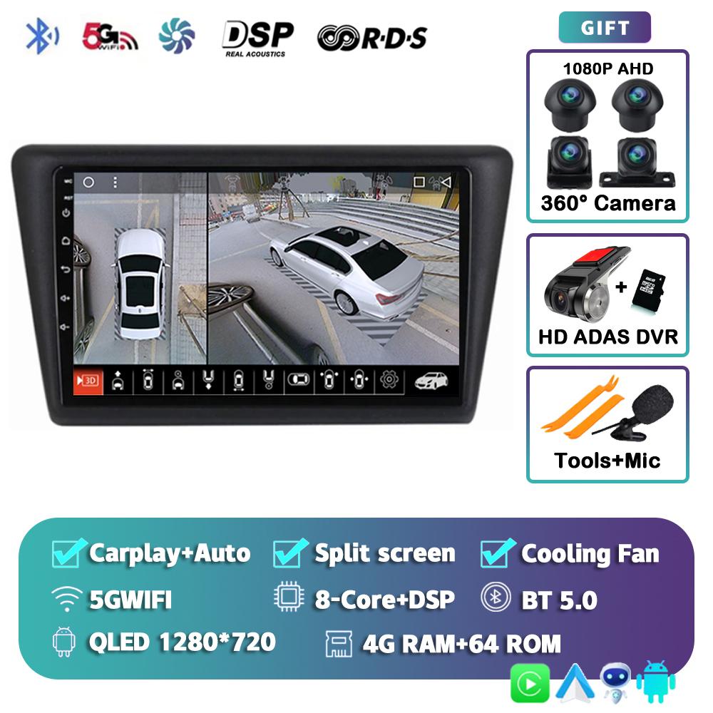Android 13 Carplay Auto For Seat Toledo 2013 2014 2015 2016 2017 2018 2019 Car Radio Multimedia Player Stereo Head Unit WiFi+4G