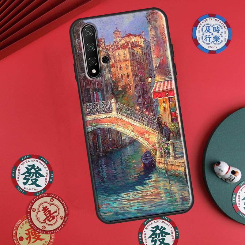 Travel italy Street Venice For Huawei P60 Pro P30 P40 Lite Nova Y61 Y91 Y90 Y70 Y60 Y72 12s 12i 11i 7i 8i 9 10 SE Case