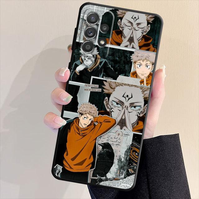 Jujutsu Kaisen Anime Cases Case For Samsung Galaxy A21s A22 A53 A72 A52 A13 A33 A32 A71 A31 A51 A23 A11 A42 Black Soft Cover