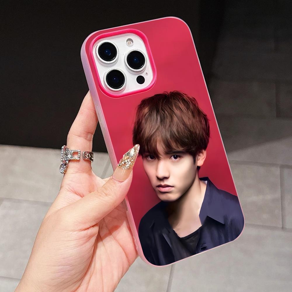 Akaso Eiji Jelly Double layer Rose Red Mobile Phone Case for iPhone 17 16 15 14 13 12 11 Air Pro Max Plus Protective