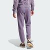Adidas All Season Garment Wash Pants Solid Color Logo Jogger Knit Sports Pants Men Pants Dark-Gray Violet IJ6933