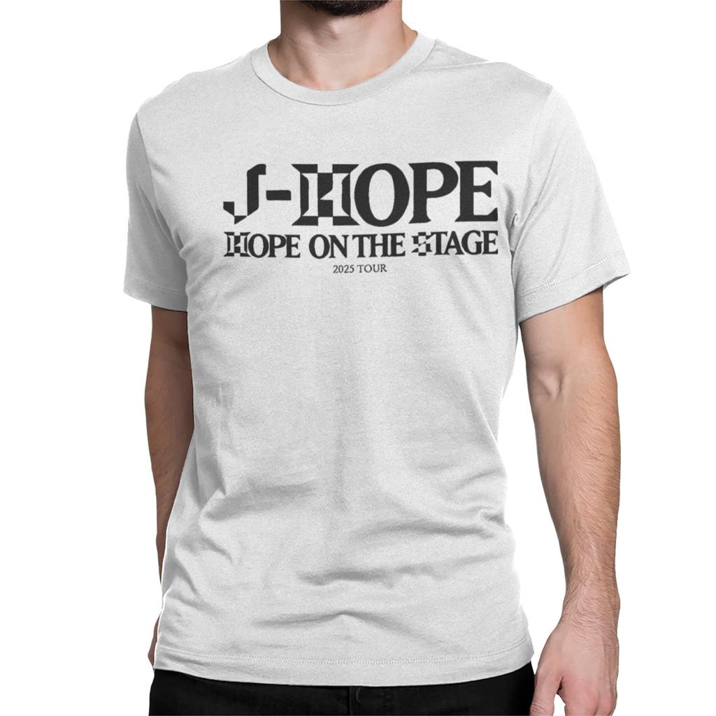 Hope on the Stage Tour T Shirts for Men Women Cotton Vintage T-Shirts Crew Neck Tee Shirt Short Sleeve Clothing 4XL 5XL