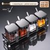 Countertop Square Spice Jar Storage Set