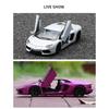 Welly 1/24 Lamborghini LP700-4 Aventador Alloy Racing Alloy Car Model Simulation Car Decoration Collection Gift Toy