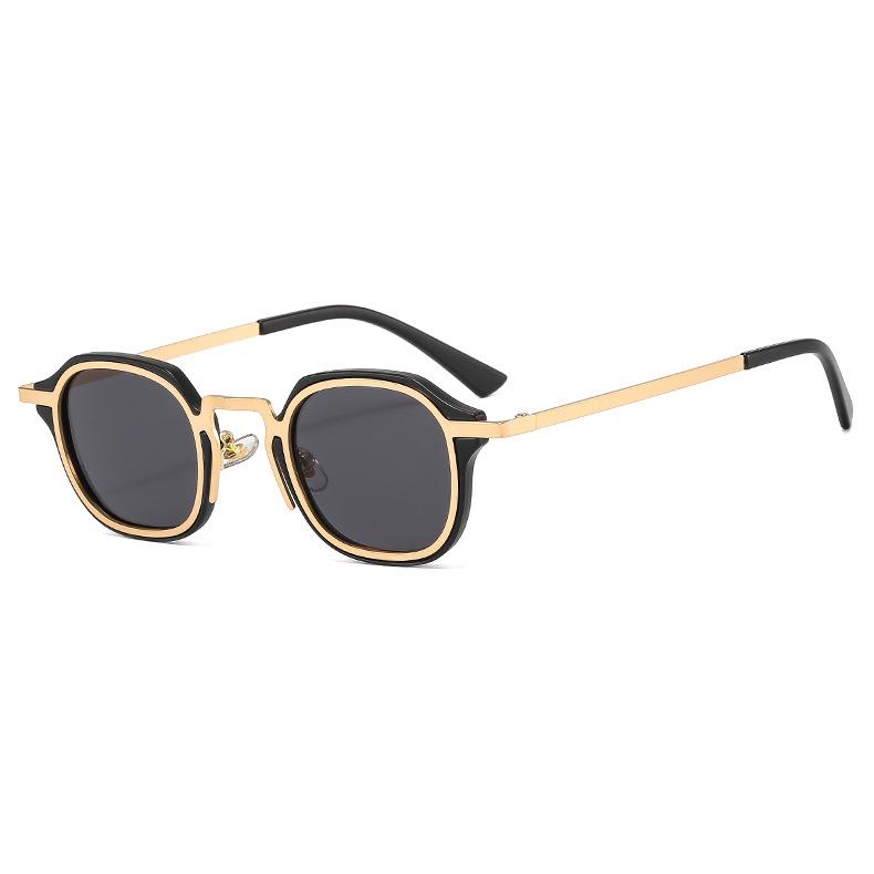 Artistic Fresh Square Metal PC Hybrid Sun glasses Men Women Punk Ins Style Sunglasses 2025 PC&Metal+PC