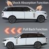1:32 Land Rover Defender Range Rover Car Model Toy Shock Absorption Pull Back Off-road Vehicle Sound Light Gifts for Kids