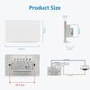 Melery Tuya WiFi Boiler Water Heater Israel Switch Smart Socket 40A Time Schedule Voice Control Google Home App Alexa Echo Dot