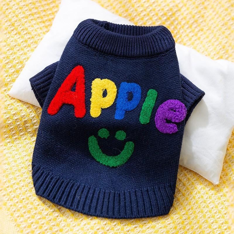 Cozy Striped Faux Mink Sweater for Small/Medium Dogs & Cats - Autumn/Winter Pet Apparel