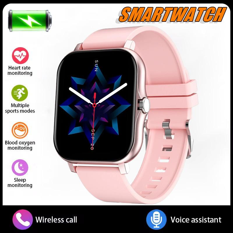 New Smart Watch Android IOS Phone 1.44 Inch Color Screen Bluetooth Call Blood Oxygen/Pressure Monitoring Smart Watch Women Men