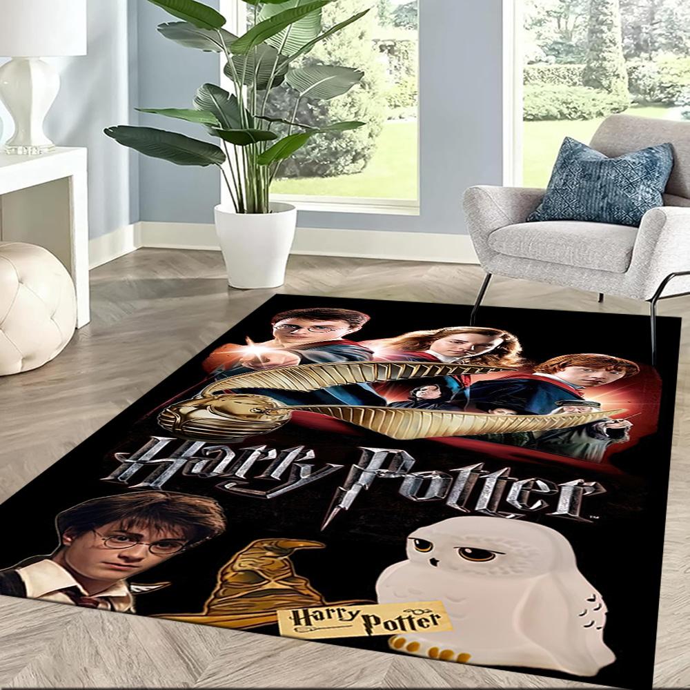 Harry Potter Adventure Square rugs are a great choice for living rooms, bedrooms, home décor, and as gifts.