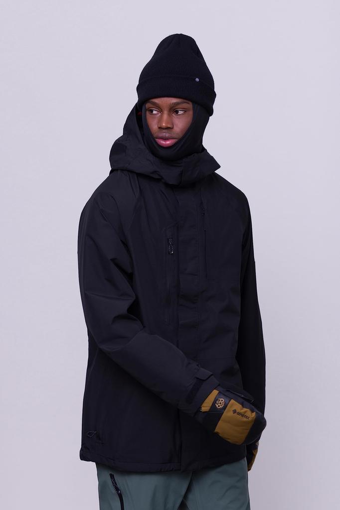 Six Eight Six CORE SHELL Snowboard Winter Men's GORE-TEX JACKET, Jacket, 2022-2023, 686-core-jacket-L-M2W107-BLACK