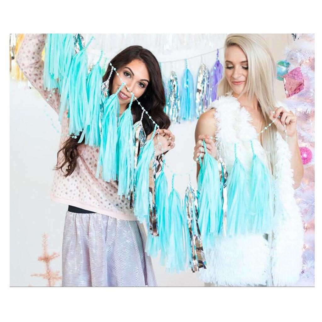 Paper Tassel Decorations for Weddings and Parties