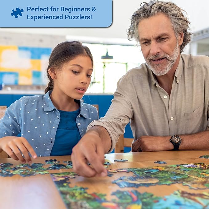 Worldwide Racing Fun - 60 Piece Jigsaw Puzzle - Lightning McQueen and More - Premium Quality - Ideal Gift - Screen-Free Fun - Children Age 4+