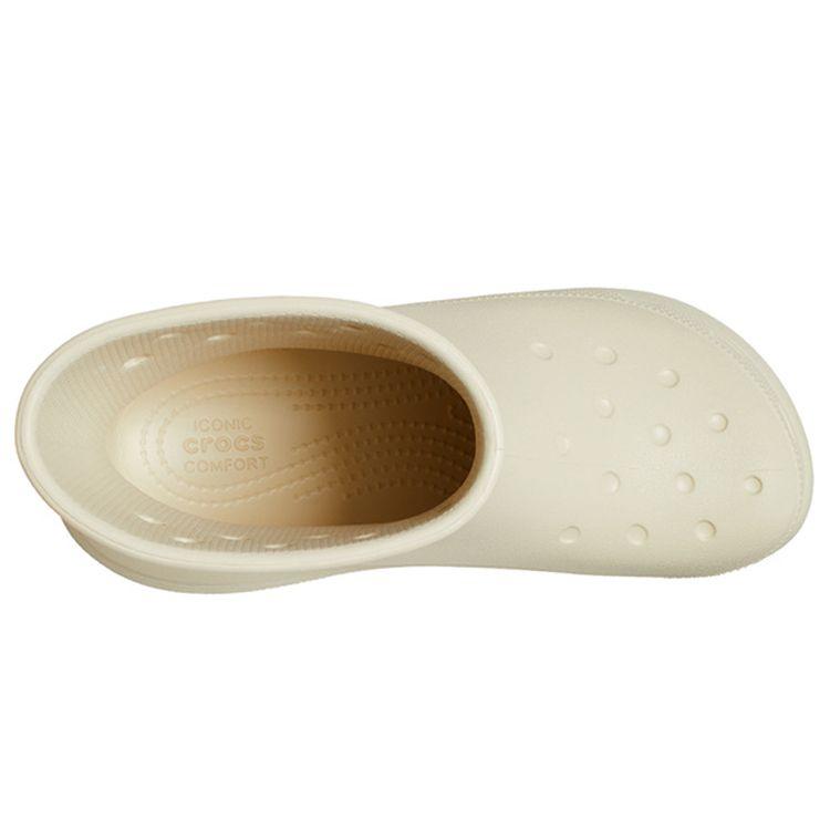 Crocs Classic Puff Outdoor Fashion Thick Sole Short Boots Women boots Off-White 207946-2Y2