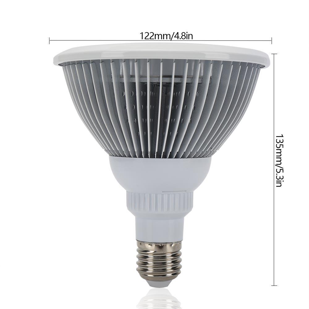 E27 36W LED Full Spectrum Grow Light for Indoor Plants and Succulents