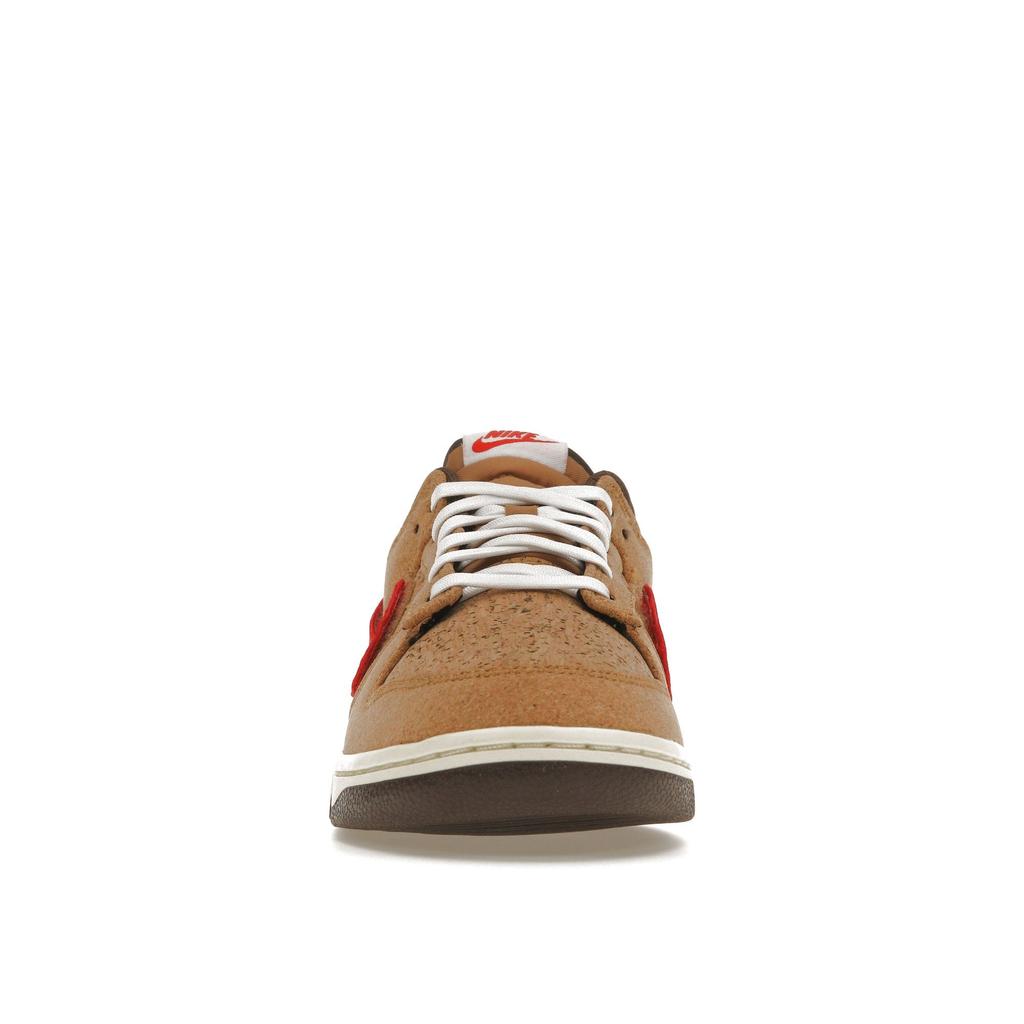 CLOT x Nike Dunk Low SP Cork Unisex Sneakers Brown Natural Flax FN0317-121