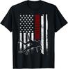 Retro American Wrestling Apparel US Flag Wrestling Gift Unisex T-Shirt