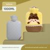 Hot Water Bottle, Thickened Explosion-Proof Hand Warmer, Small Hand Warmer Bag, Women's Belly Warmer, Plush Hot Compress Water Bag