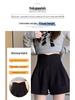 2024 Autumn/Winter High Waist Women's Woolen A-line Shorts - Slimming Wide Leg Booty Style