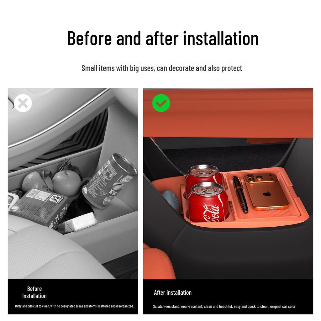 2025 Zeekr 7X Armrest Box Storage: Enhanced Interior Accessory for Lower Layer Center Console