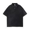 Men's Summer Color Button Lapel Loose Short Sleeve Top
