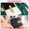 6pcs Leather Snap Buckles Sew On Toggle Closure Buckle Snap Buttons Tab Buckle Fasteners Buttons Replacement for Craft Sewing