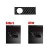 Carbon Fiber Car Glove Storage Box Handle Trim Sticker For Mazda RX-8 2004-2008