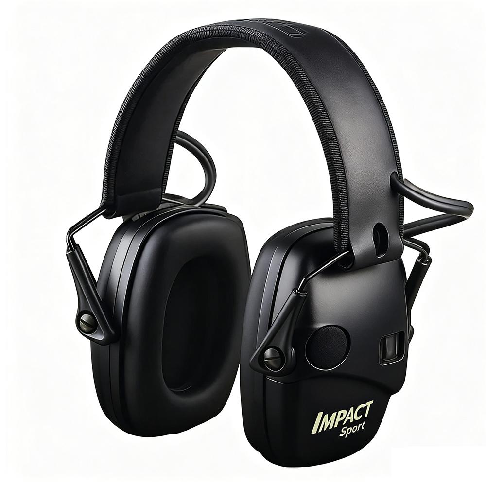 Tactical Shooting Earmuffs Electronic Impact Sound Amplification Noise Reduction Anti-Noise Hearing Protection Foldable 22dB чёрный