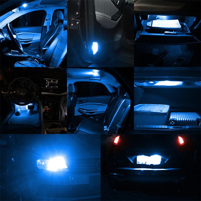 W5W Led T10 Car Light Cob Clear 6000K Auto Automobiles Motor License Plate Lamp Dome Light Reading Drl Bulb Style 12V