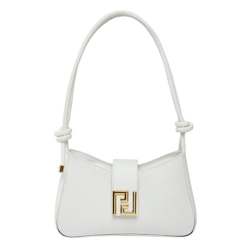 Niche simple baguette underarm bag women's 2025 new fashion versatile handbag elegant shoulder messenger bag