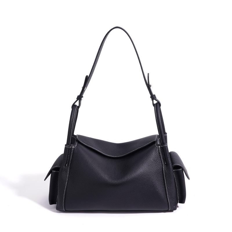 Fashion women's bag summer lazy wind Korean high-end single shoulder armpit bag commuter leather women's large-capacity handbag