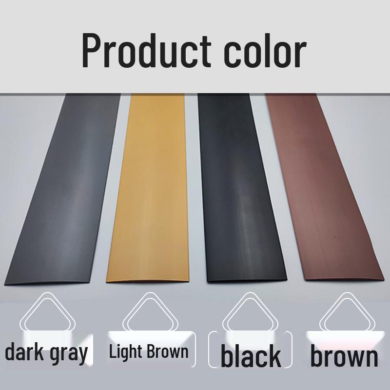 PVC Floor Edge Trim - Seam Cover and Decorative Joint Strip for Wood Floors
