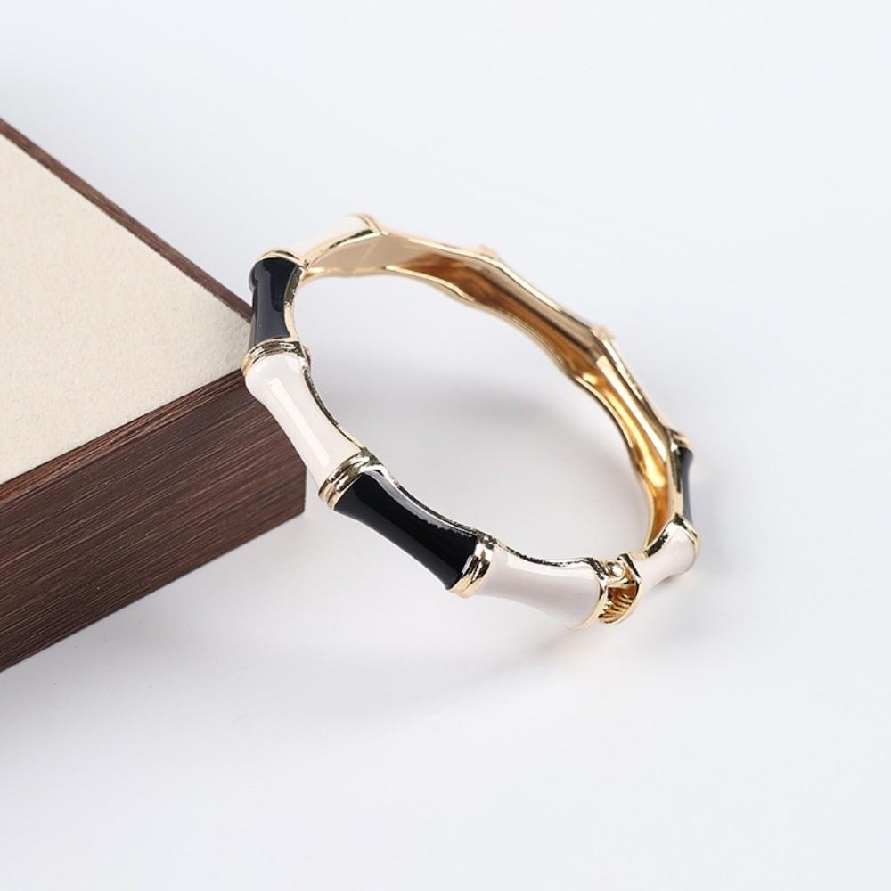 Dainty Colorful Bamboo Bangle Vintage Traditional Enamel Bangle Ethnic Elegant Hand Bracelet Girls