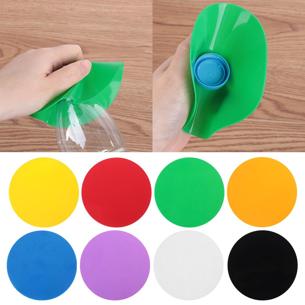 Nouveau Bouchon d'Ouverture de Pot en Silicone Multifonctionnel Poignée Ronde Ouvre-Bouchons de Bouteilles Ustensile Porte-Casserole de Cuisine Écologique Haute Qualité
