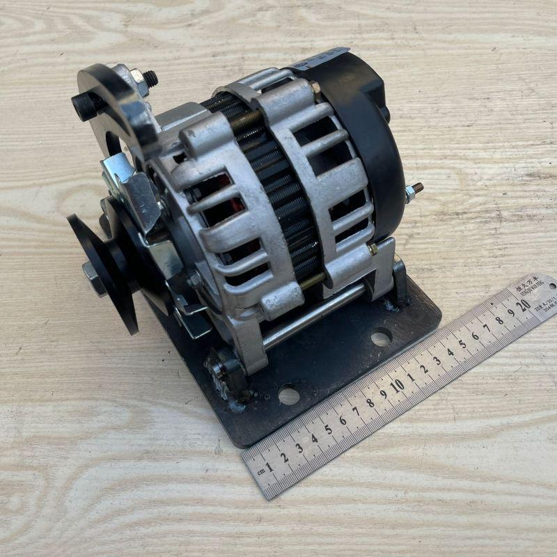 Compact High-Power 2000W 220V Brushless AC Generator with Pulley