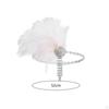 Kopfbedeckung 1920S Kopfschmuck Dekoration Flapper Stirnband Strass Feder für Festival