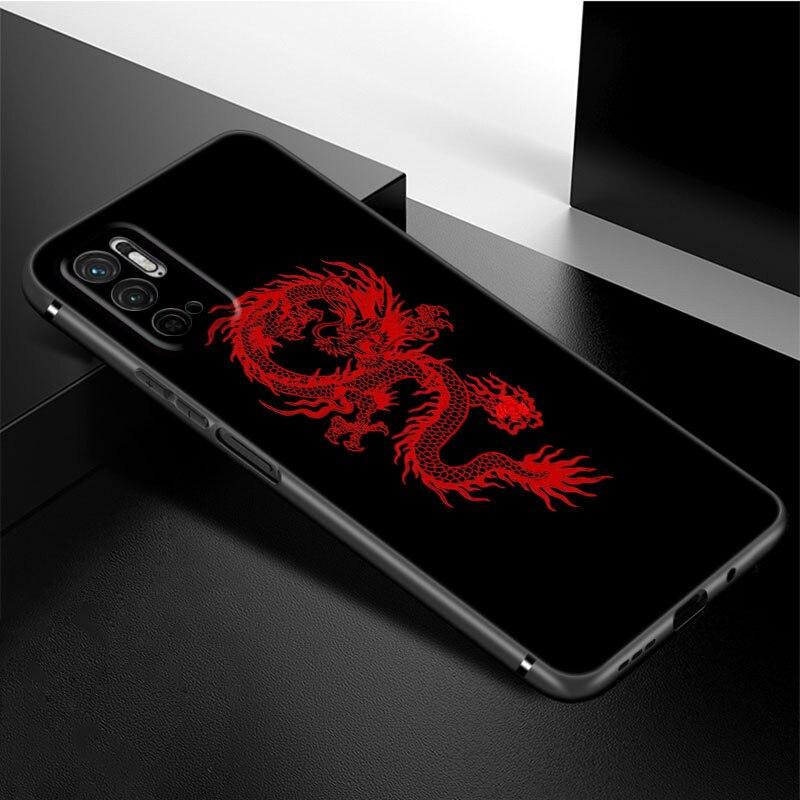 

Чехол для телефона с мультяшным драконом для Xiaomi Redmi Note 11 10 9 8 Pro 11T 5G 10T 10S 9S 9T 9i 9C 9A 8T мягкий черный чехол из ТПУ Coque Funda Redmi Note 11 Pro 5G