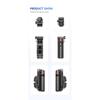 Wireless Remote Operated Selfie Stick Desk Tripod Featuring Quick Open Button and Six Section Extendable Design