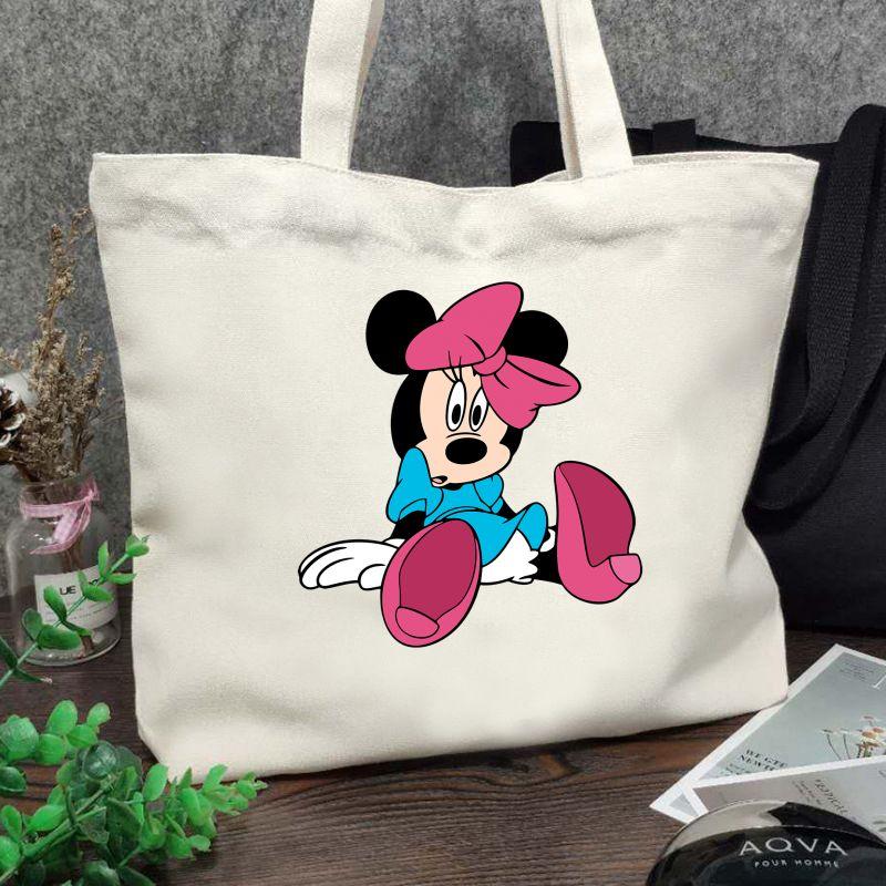 minnie mouse canvas tote bolsa