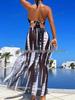 European & American Sexy Split Bikini Swimwear: Three-Piece Set with Beach Long Dress
