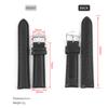 Litchi Pattern Soft Leather Watch Band Bracelet 18mm 19mm 20mm 22mm Cowhide Watchband Replacement Wrist Straps Accessories