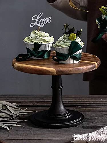 25cm Diameter Cake Stand, Afternoon Tea Stand, Cake Display Stand, Acacia, Candy Plate, Compote Plate, Wedding, Birthday, Party